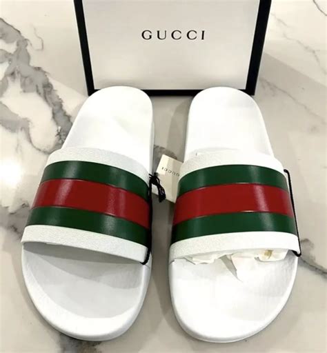 gucci pursuit 72 rubber slides|bloomingdale's Gucci slides.